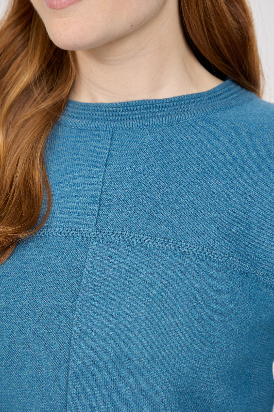 Cable-Knit Block Jumper