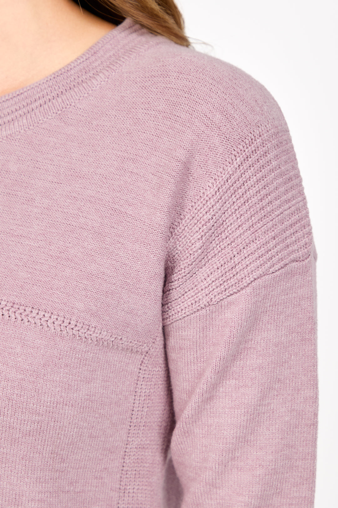 Cable-Knit Block Jumper