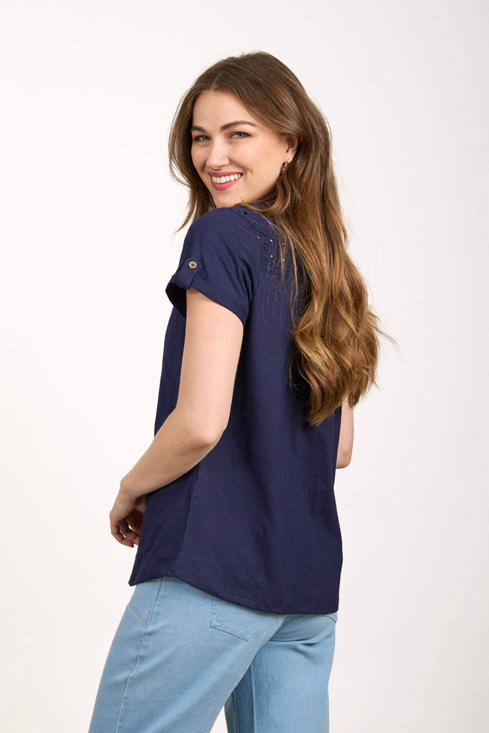 Lace Trim T-Shirt