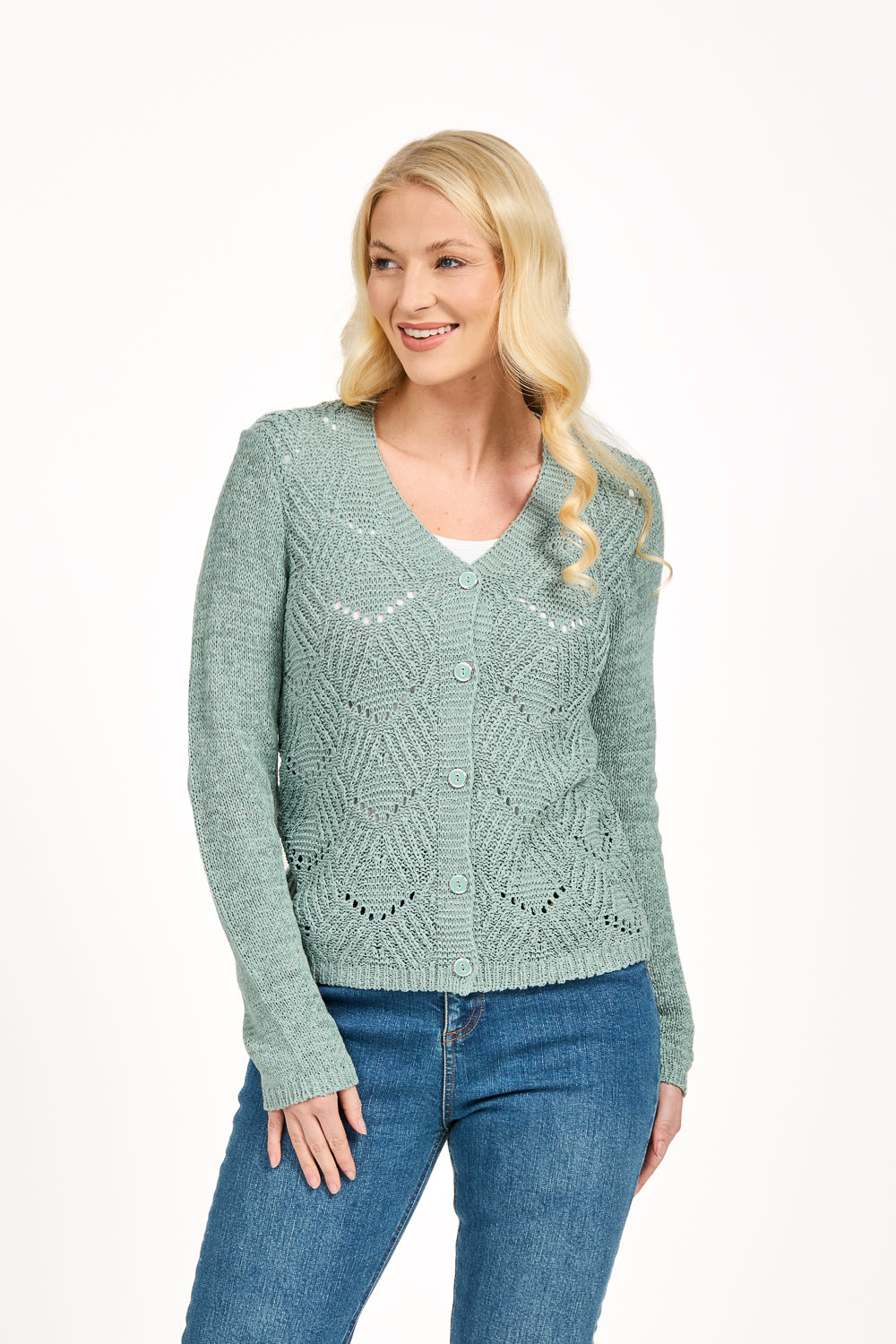 Pointelle Cardigan