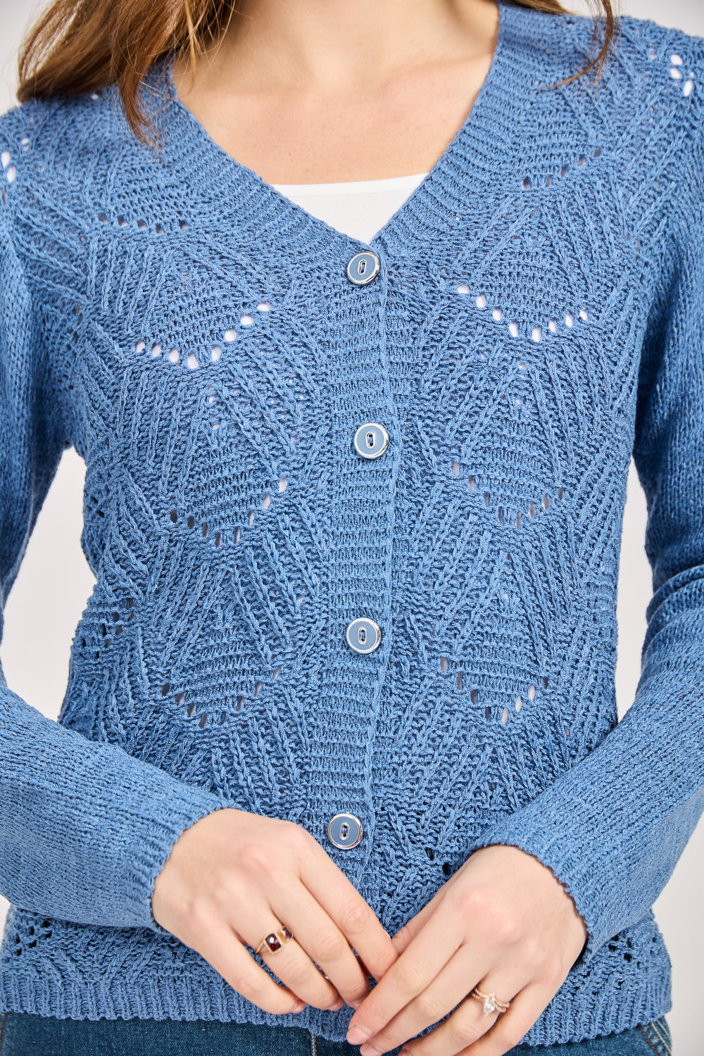 Pointelle Cardigan