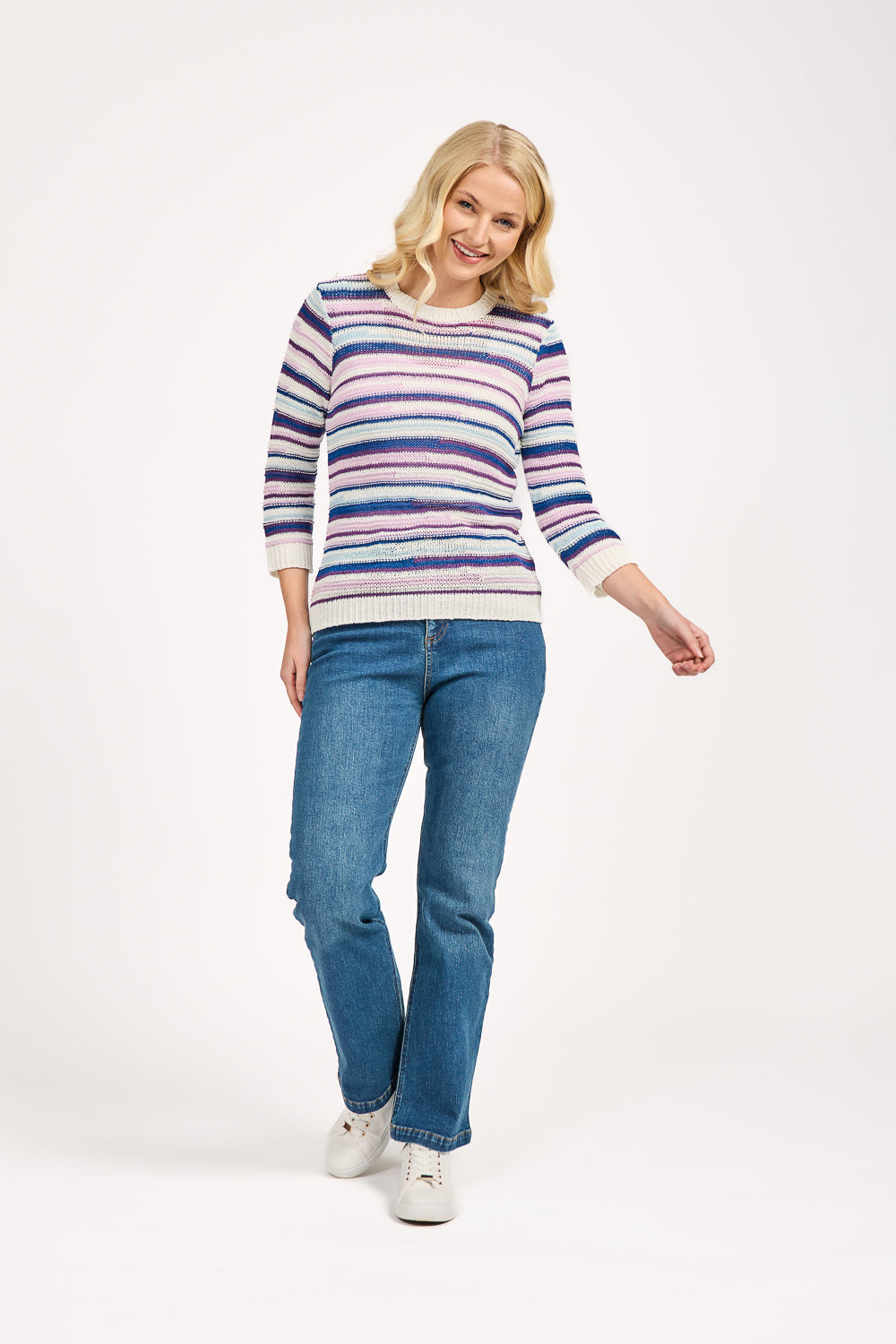 Staggered Stripe Jumper