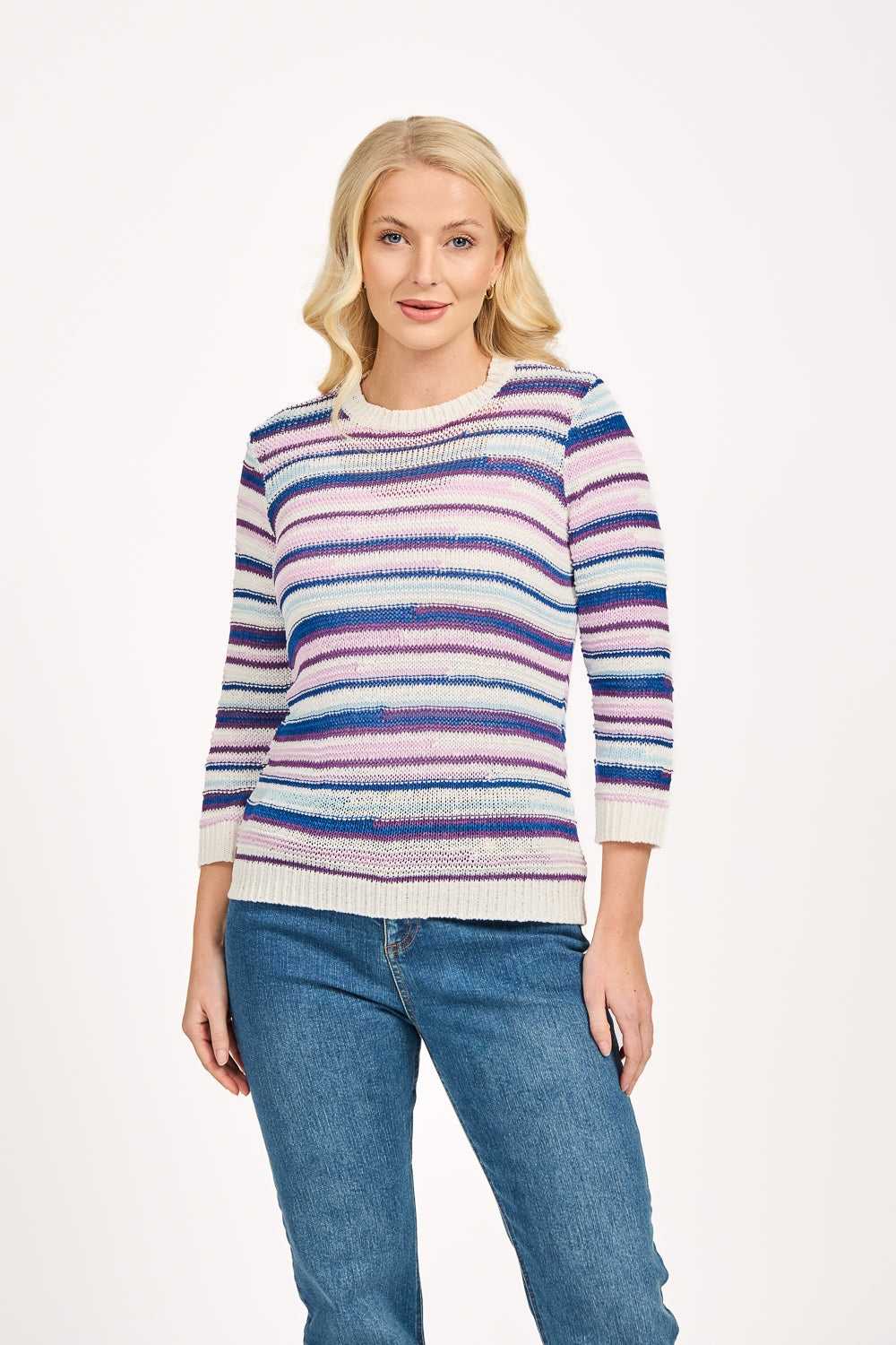 Staggered Stripe Jumper