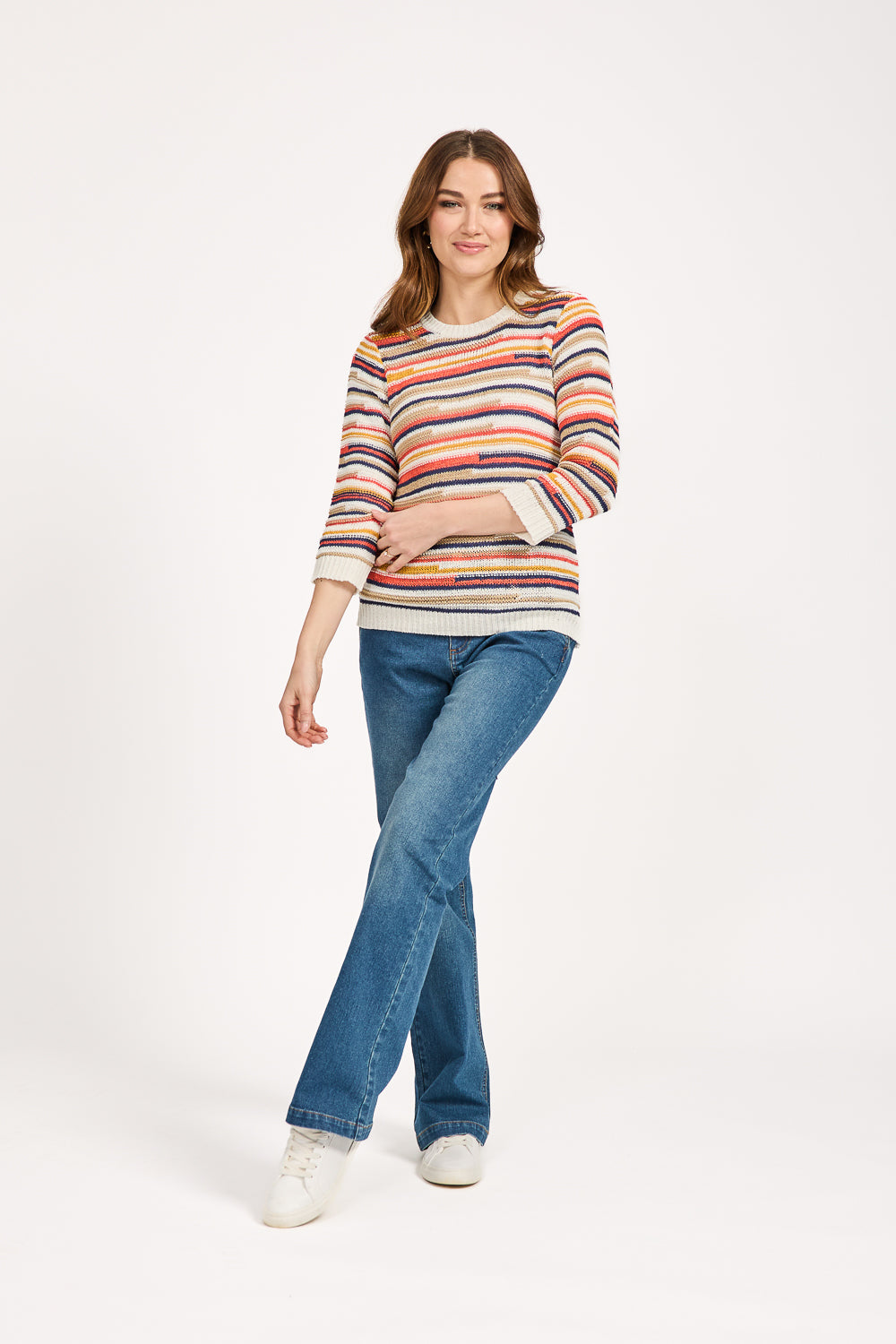 Staggered Stripe Jumper