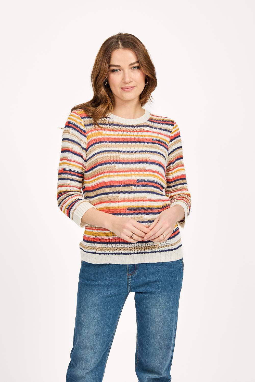 Staggered Stripe Jumper