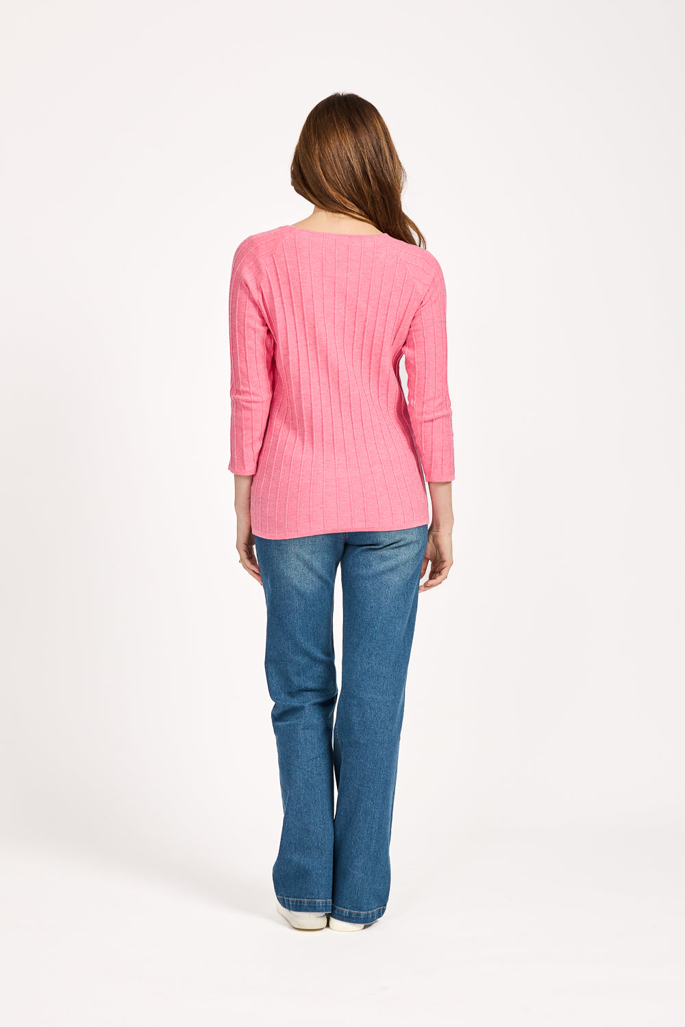 All-Over Ribbed Jumper