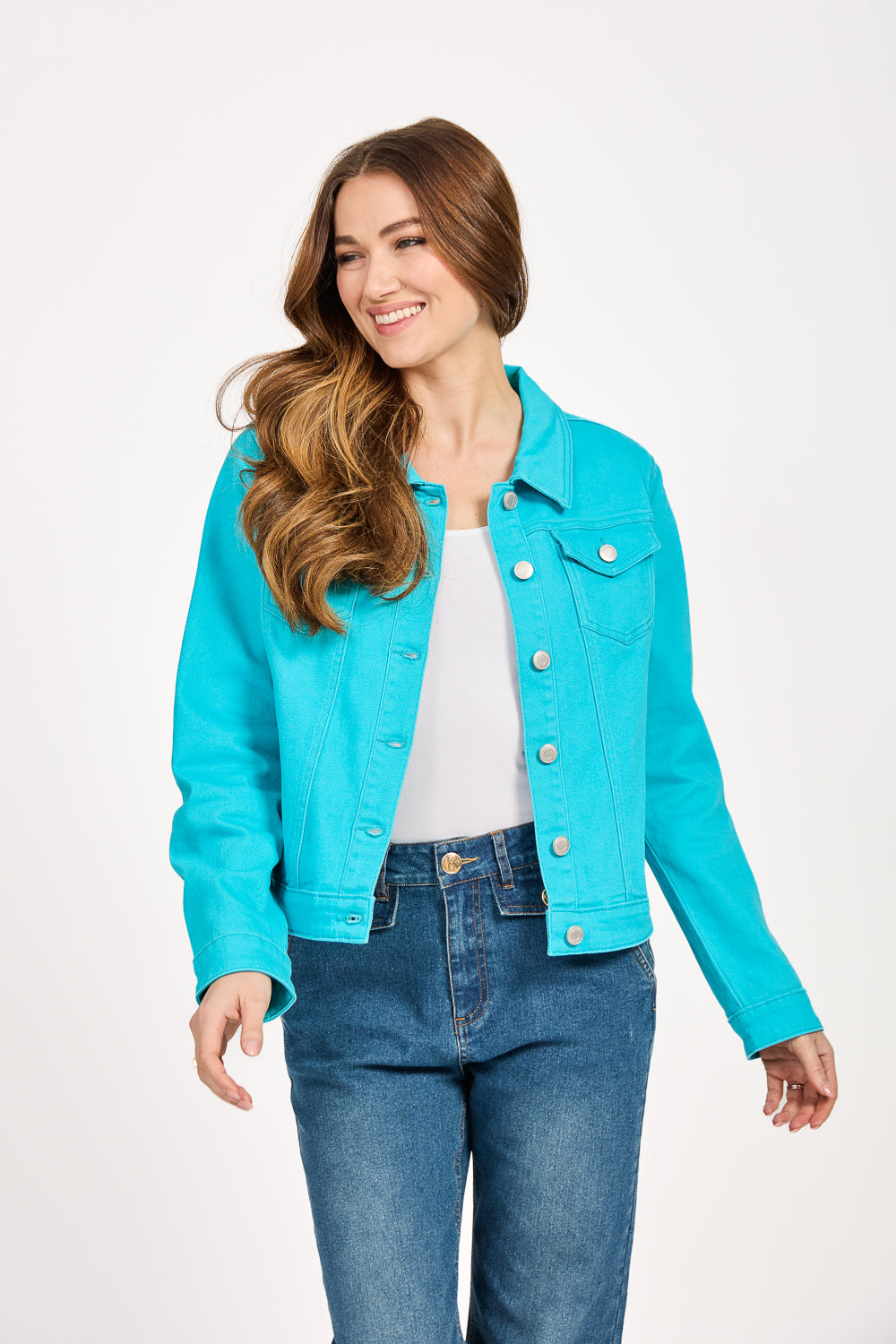 Coloured Denim Jacket