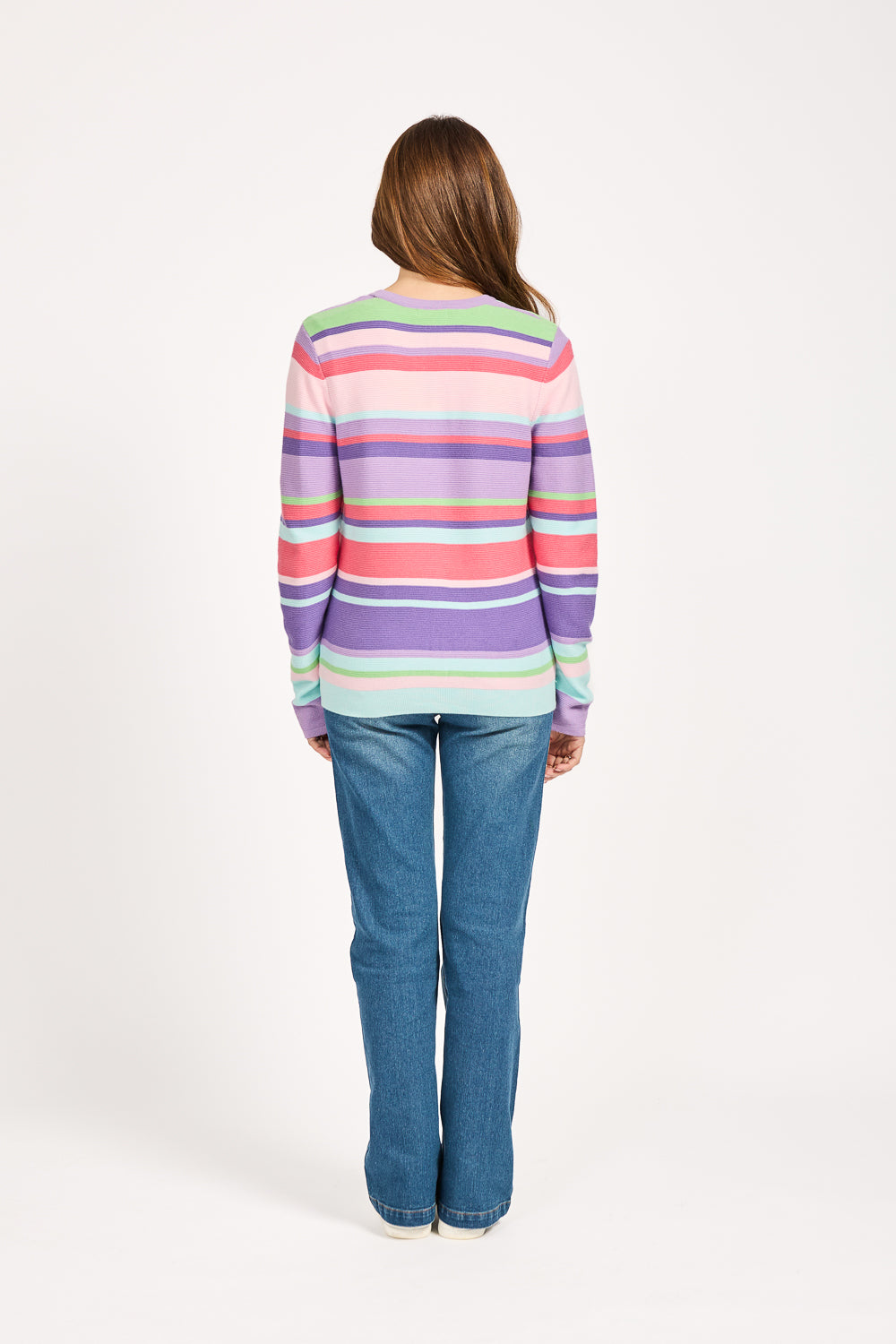 Multi Stripe Knit Jumper