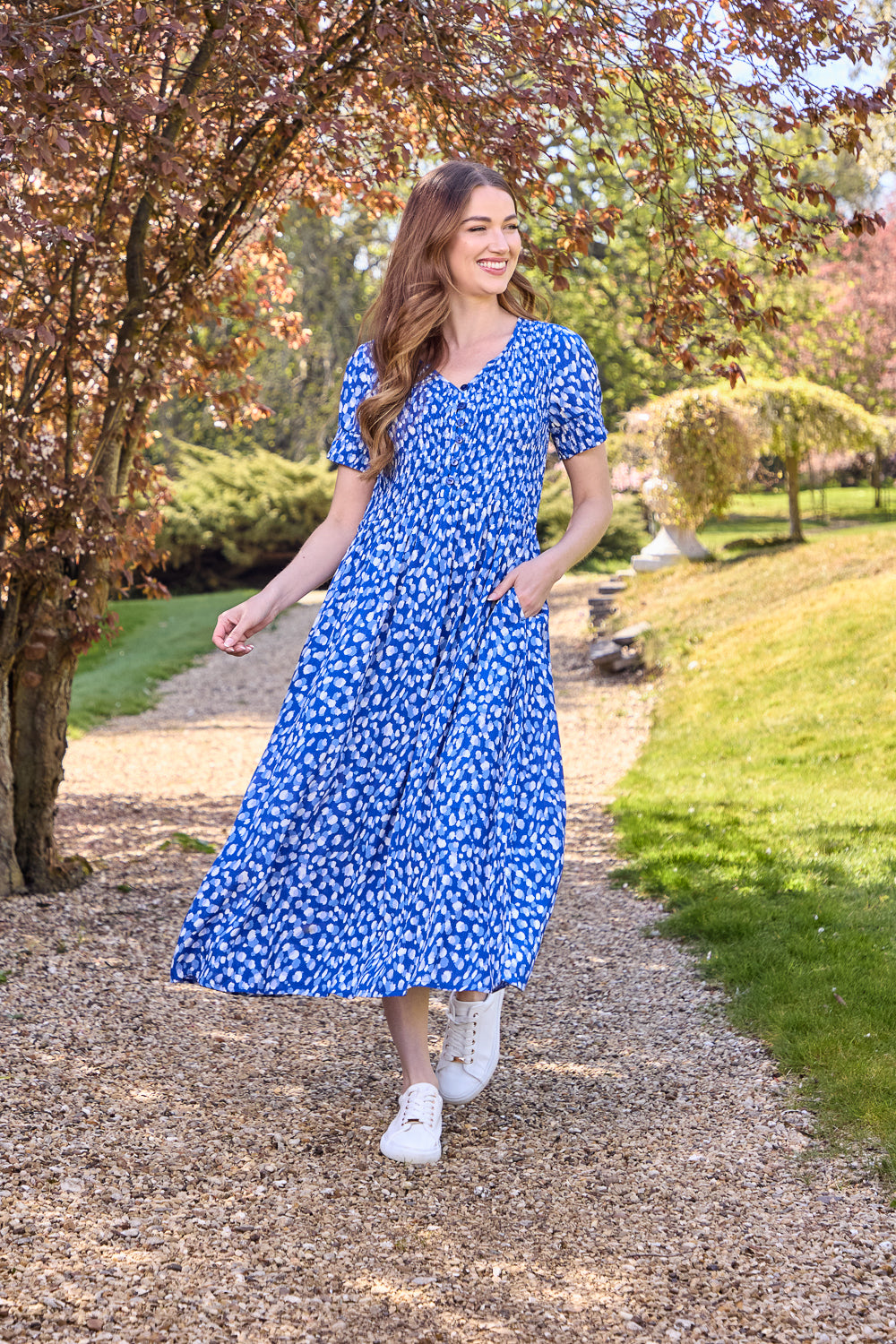 Polka Dot Print Dress