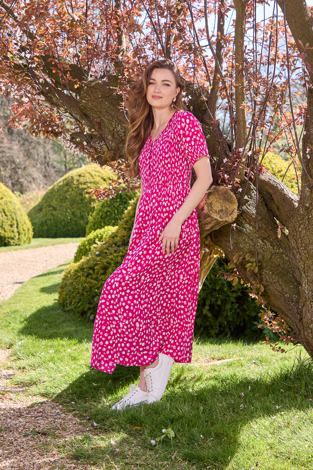 Polka Dot Print Dress