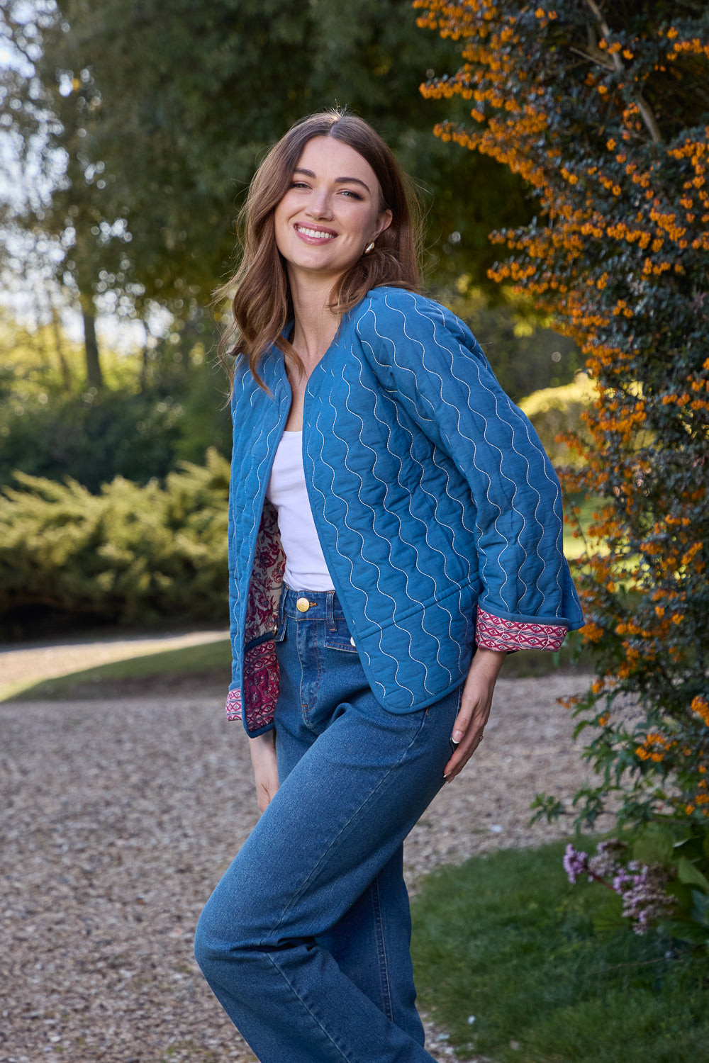 Reversible Paisley Quilted Jacket